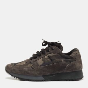Prada Sport Grey/Green Suede and Nylon Low Top Sneakers Size 38, Athletic Shoes & Sneakers - Luxury Closet catalog
