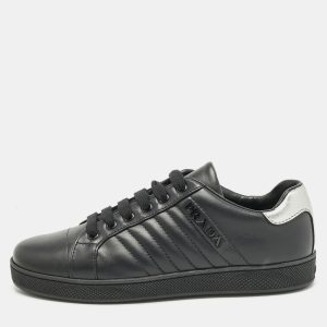 Prada Sport Black Leather Lace Up Sneakers Size 37.5, Athletic Shoes & Sneakers - Luxury Closet catalog