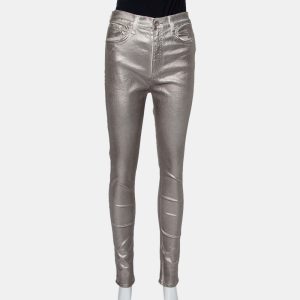 Rag & Bone Metallic Denim Skinny Fit Jeans M, Jeans - Luxury Closet