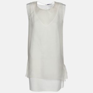 Ralph Lauren White Knit Sleeveless Tops S, Shirts & Tops - Luxury Closet catalog