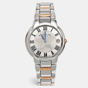 Raymond Weil Silver Dial Two-Tone Stainless Steel Jasmine 5235-S5-01659 Women's Wristwatch 35 mm, Watches - Luxury Closet catalog