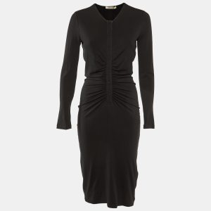 Roberto Cavalli Black Jersey Ruched Bodycon Dress M, Dresses - Luxury Closet catalog