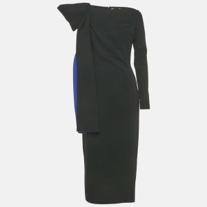 Roksanda Black Crepe Margarida Midi Dress M, Dresses - Luxury Closet