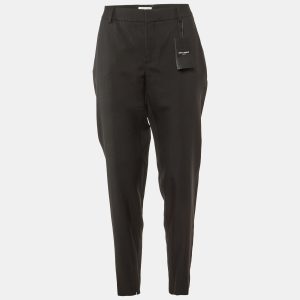 Saint Laurent Paris Black Wool Straight Leg Trousers L, Clothing - Luxury Closet catalog
