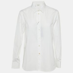 Saint Laurent Paris White Cotton Button Front Shirt L, Shirts & Tops - Luxury Closet catalog