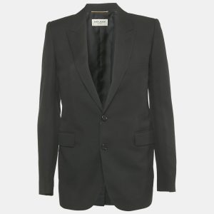 Saint Laurent Black Gabardine Tailored Blazer S, Coats & Jackets - Luxury Closet catalog