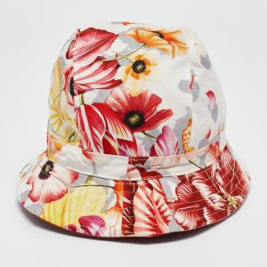 Salvatore Ferragamo Multicolor Floral Print Cotton Bucket Hat Size 58, Luggage Accessories - Luxury Closet catalog