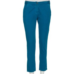 See by Chloe Bright Blue Cotton Pants S, Clothing - Luxury Closet catalog