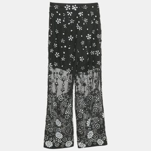 Self-Portrait Black Sequined Deco Trousers S, Clothing - Luxury Closet catalog