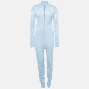 Snowroller Blue Wool Blend Emilie Ski Suit S, Suits - Luxury Closet catalog