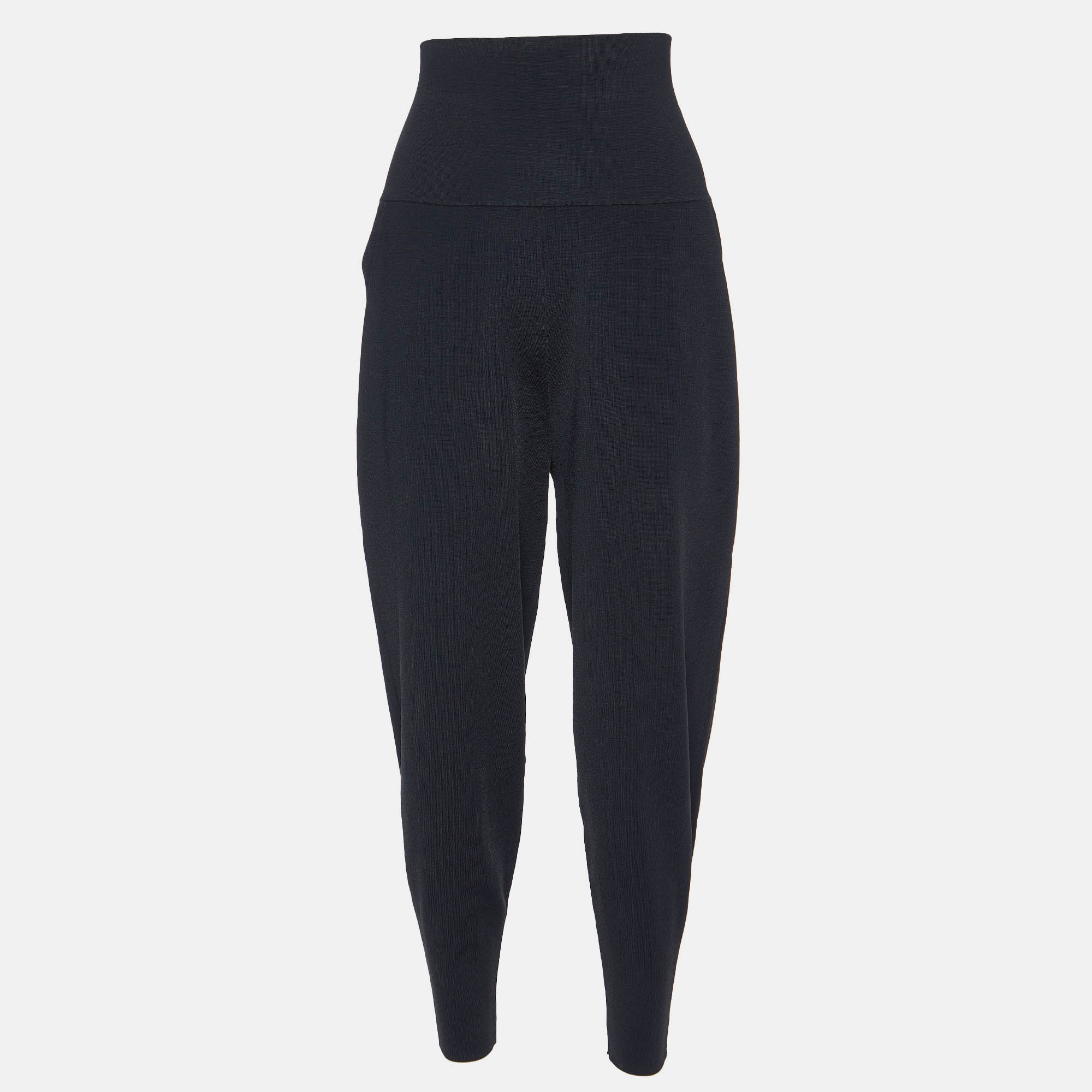 Stella McCartney Black Jersey High Waist Tapered Pants M, Clothing - Luxury Closet catalog