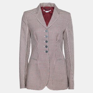 Stella McCartney Multicolor Houndstooth Wool Single Breasted Blazer S, Coats & Jackets - Luxury Closet catalog