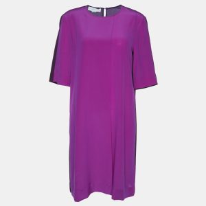 Stella McCartney Purple Silk Overlap Dress M, Dresses - Luxury Closet catalog