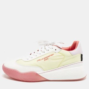 Stella McCartney Multicolor Faux Leather and Faux Suede Lace Up Sneakers Size 40, Athletic Shoes & Sneakers - Luxury Closet