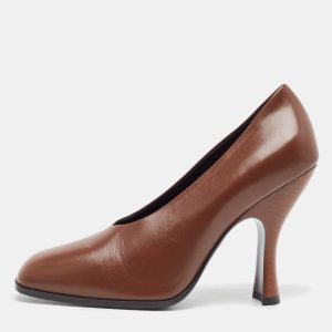 The Row Brown Leather Jade Pumps Size 36, Pumps - Luxury Closet