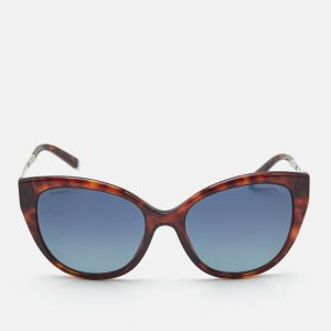 Tiffany & Co. Tortoise Brown/Blue TF4166 Polarized Cat Eye Sunglasses, Sunglasses - Luxury Closet catalog