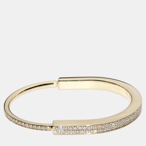 Tiffany & Co. 18K Yellow Gold and Diamond Lock Bangle Bracelet, Bracelets - Luxury Closet catalog