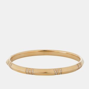 Tiffany & Co. 18k Yellow Gold 0.33 CTW Atlas Bracelet, Bracelets - Luxury Closet catalog