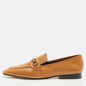 Tory Burch Tan Leather Perrine Penny Loafers Size 38, Loafers & Slip-Ons - Luxury Closet catalog