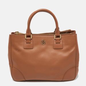 Tory Burch Brown Saffiano Leather Robinson Tote, Tote Handbags - Luxury Closet catalog