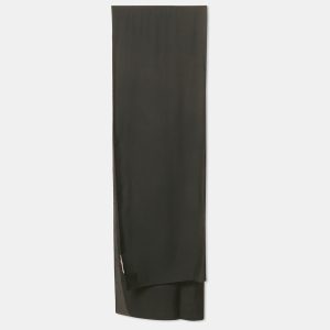 Valentino Black Logo Silk Crepe Stole, Scarves & Shawls - Luxury Closet catalog