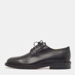 Valentino Black Leather Lace Up Derby Size 39.5, Shoes - Luxury Closet catalog