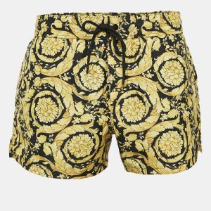 Versace Yellow Rocco Print Synthetic Swim Shorts S, Shorts - Luxury Closet catalog
