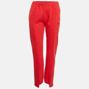Vetements Red Cotton Knit Elasticized Waist  Sweatpants L, Clothing - Luxury Closet catalog