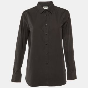 Saint Laurent Paris Black Cotton Button Front Shirt M, Shirts & Tops - Luxury Closet catalog