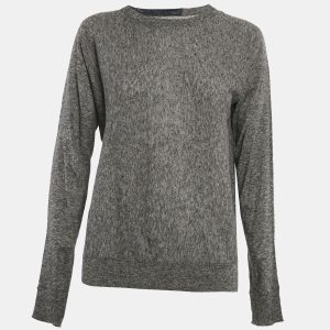 Zadig & Voltaire Grey Cashmere Full Sleeve Crisp Sweater L, Sweaters & Cardigans - Luxury Closet