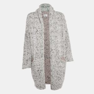 Zadig & Voltaire Grey Knit Open Front Cardigan XS/S, Sweaters & Cardigans - Luxury Closet
