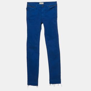 Zadig & Voltaire Blue Cotton Drill Skinny Eva Cher Jeans S Waist 24", Jeans - Luxury Closet