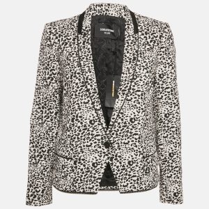 Zadig & Voltaire Deluxe Black Leopard Jacquard Vegam Blazer M, Coats & Jackets - Luxury Closet catalog