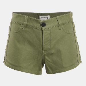Zadig & Voltaire Khaki Green Suzan Shorts S, Shorts - Luxury Closet