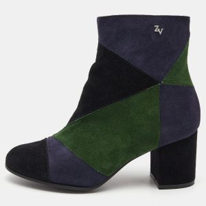Zadig & Voltaire Size 36 Black Suede Ankle Length Boots, Boots - Luxury Closet