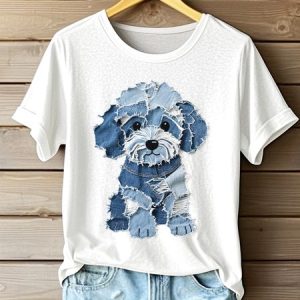 Women Animal Short Sleeve Tee T-shirt Crew Neck Vintage Summer Top, JustFashionNow T-Shirts, color:White|size:4XL,
