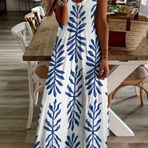 Women Floral Short Sleeve Summer Printing Dress V Neck Daily Casual Maxi X-Line Dress, JustFashionNow Casual Dresses, color:White|size:4XL,