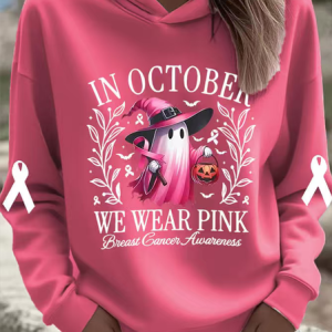 Women Floral Spring/Fall Printing Long Sleeve Casual Daily Hoodie, JustFashionNow Sweatshirts & Hoodies, color:Pink|size:XXL,