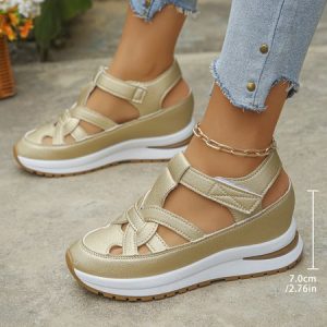 Plain All Season Synthetic Leather Casual Oxford Shoes, Shoes, color:Golden|size:44, catalog Noracora shop