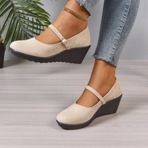 Vintage Plain All Season Oxford Shoes, Flats/Loafers, color:Off White|size:43, catalog Noracora shop