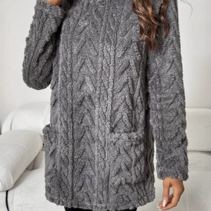 Casual Hoodie Plain Hoodie, Hoodies & Sweatshirts, color:Deep Gray|size:XXL, catalog Noracora shop