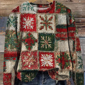 Casual Crew Neck Christmas Sweatshirt Printing, Hoodies & Sweatshirts, color:As Picture|size:XXL, catalog Noracora shop