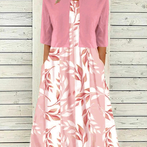 Women Striped Two-Piece Set Daily Half Sleeve Casual Summer Coat With Skirt Matching Set, Dresses, color:Pink|size:4XL, catalog Noracora shop