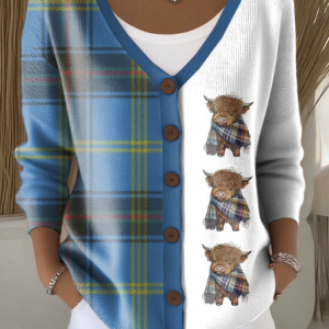 Women Cotton Geometric Long Sleeve Comfy Casual Cardigan, Sweaters, color:White|size:4XL, catalog Noracora shop