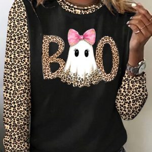 Vintage Color Block Crew Neck Long Sleeve T-shirt, T-shirts, color:Black|size:4XL, catalog Noracora shop