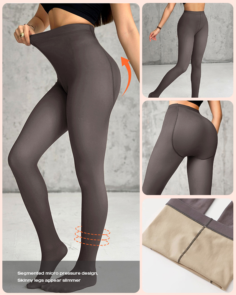 High Waist Translucent Tights Rip-Stop Pantyhose Sheer Stockings for Reinforced Toes, women Leggings, ChicMe catalog - Image 3
