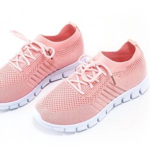 Casual Autumn Shoes Lightweight Breathable Mesh Fabric Comfortable Sneakers, Sneakers&Athletic, color:Orange Pink|size:43, catalog Noracora shop
