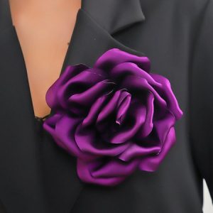 Elegant  Floral Brooch, Brooches, color:Purple|size:One-size, Stylewe