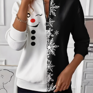 Women Christmas Crew Neck Vintage Spring/Fall Long Sleeve Sweatshirt, JustFashionNow Sweatshirts & Hoodies, color:As Picture|size:5XL,