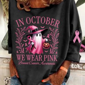 Women Floral Long Sleeve Tee T-shirt Crew Neck Printing Casual Spring/Fall Graphic Tee Top, JustFashionNow T-Shirts, color:Black|size:5XL